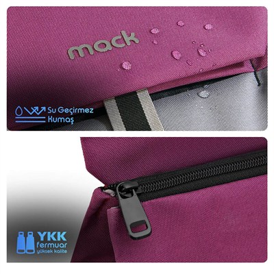 MACK MCE-1303 14.1 ZEN Eco Günlük Sırt Çantası Bordo Gri