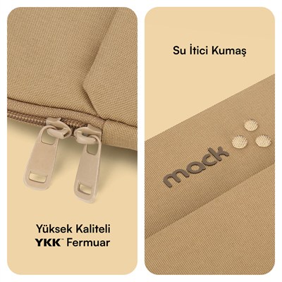 MACK MCE-1503 14.1 NOVA Eco Notebook Sleeve Camel