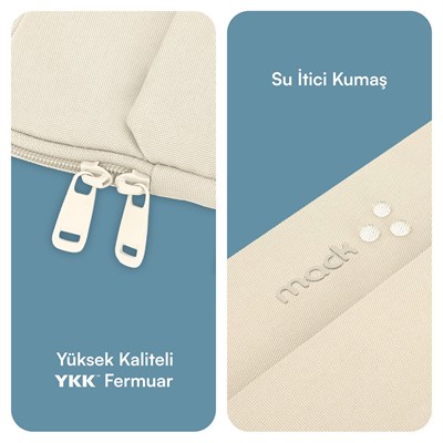 MACK MCE-1505 14.1 NOVA Eco Notebook Sleeve Latte
