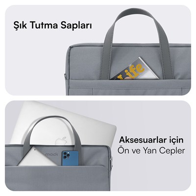 MACK MCE-1512 15.6 NOVA Eco Notebook Çantası Gri