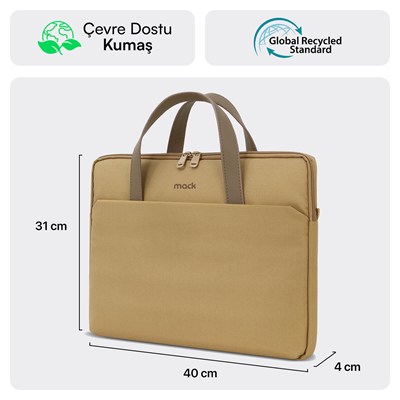 MACK MCE-1513 15.6 NOVA Eco Notebook Çantası Camel