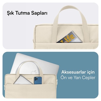 MACK MCE-1514 15.6 NOVA Eco Notebook Çantası Latte