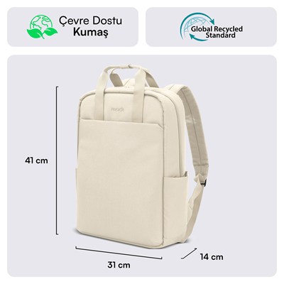 MACK MCE-1524 15.6 NOVA Eco Notebook Sırt Çantası Latte