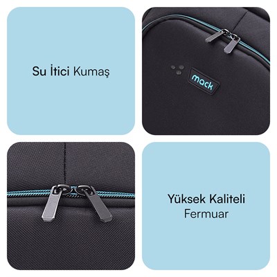 MACK MCC-505 15.6 Move Notebook Sırt Çantası Siyah