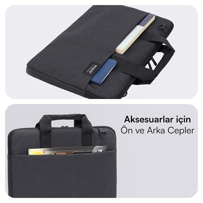 MACK MCC-701 14.1 City Fit Eco Notebook Çantası Siyah