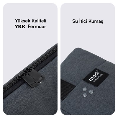 MACK MCC-701 14.1 City Fit Eco Notebook Çantası Siyah
