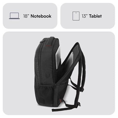 MACK MCC-807 18 Business X Notebook Sırt Çantası Siyah
