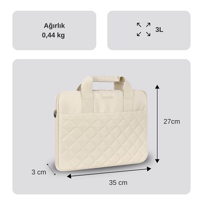 MACK MCC-904 14.1 iksy Notebook Çantası Latte