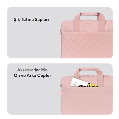 MACK MCC-905 14.1 iksy Notebook Çantası Pembe