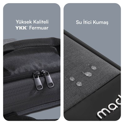 MACK MCE-1111 14.1 UNICITY Eco Notebook Çantası Siyah