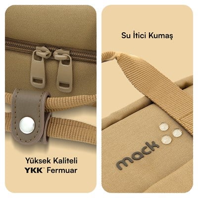 MACK MCE-1523 15.6 NOVA Eco Notebook Sırt Çantası Camel