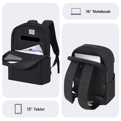 MACK MCE-1722 16 CODE Eco Notebook Sırt Çantası Siyah