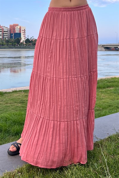 Şilebezi Pembe Uzun Etek Astarlı 100 cm