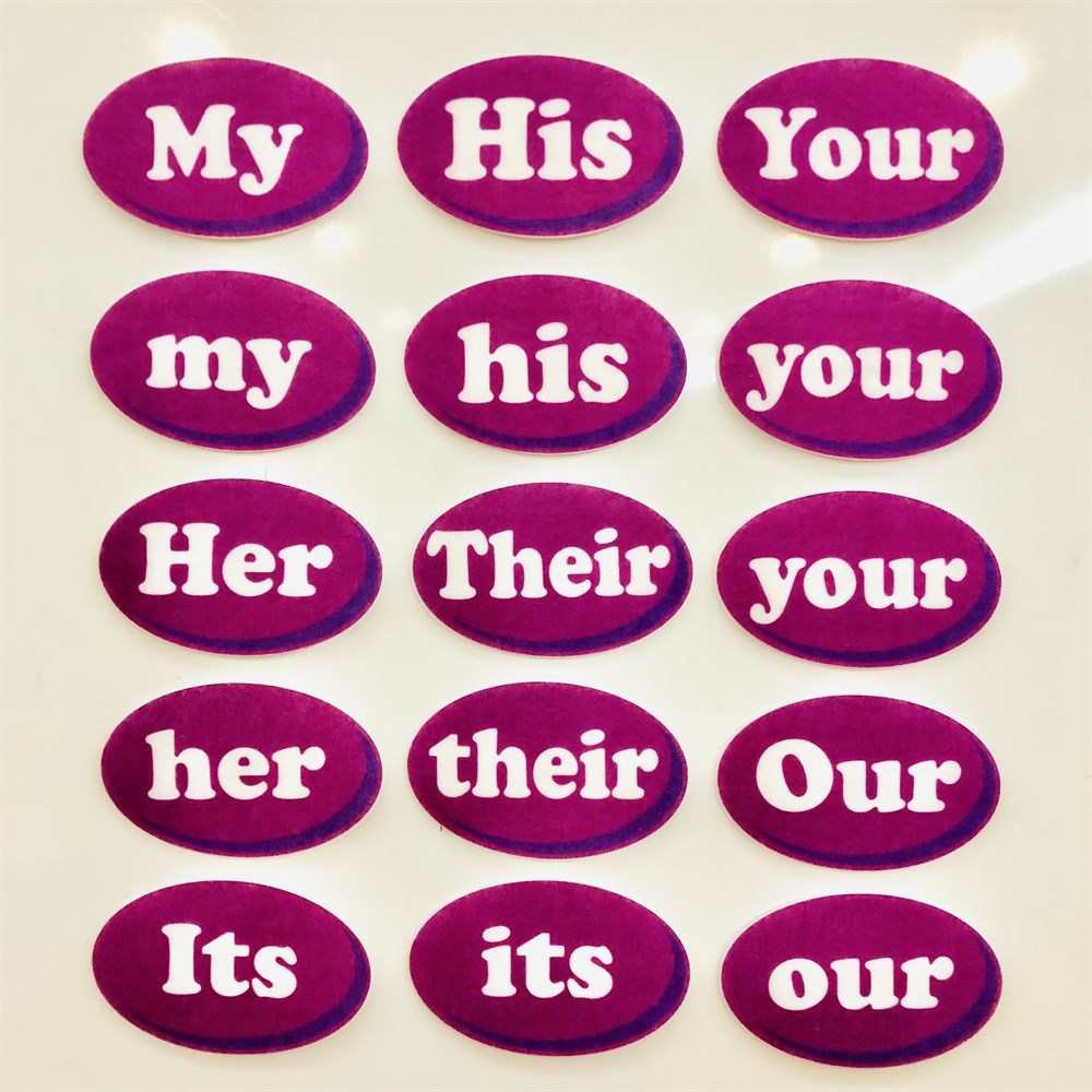 POSSESSIVE ADJECTIVES