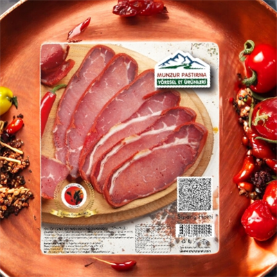 Munzur Dana  Dilim Pastırma 100 gr