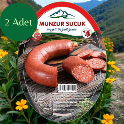 Munzur Acılı Dana Kangal Sucuk  400 gr