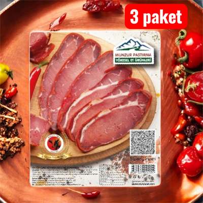 Munzur Dana  Dilim Pastırma 300 gr