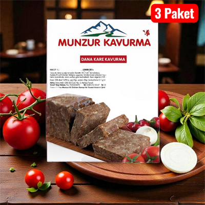 Munzur Dana  Kare Kavurma 1200 gr