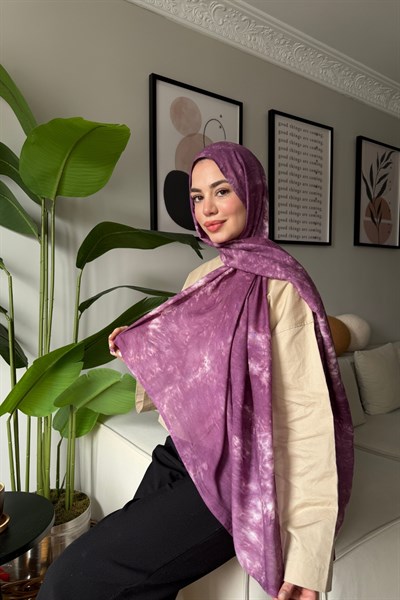 Batik Aura Şal -Mor