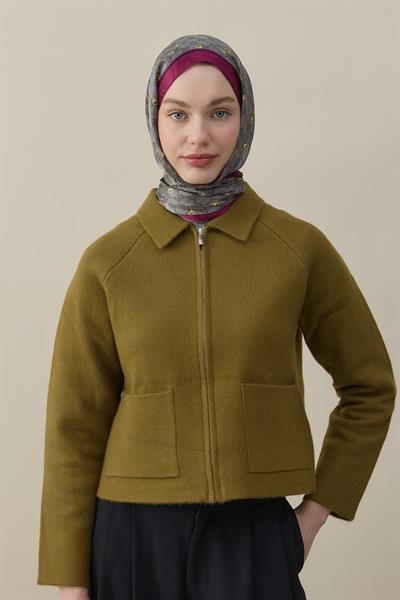 Kelepçe Desen İpek Vual Şal Koyu Fuşya