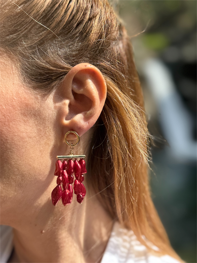 Henna Bordo Marka Küpe