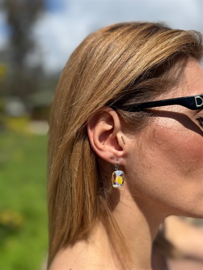 Prisma Crystal Stud Küpe