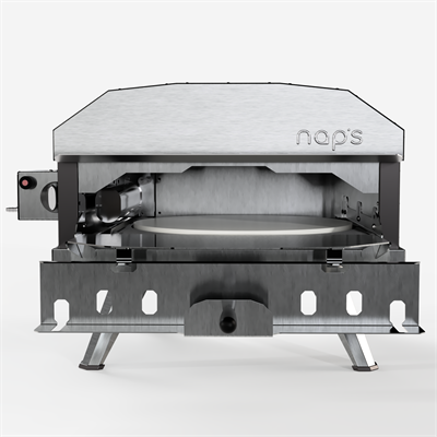 N40G Pro Set Steel Spin Pizza Fırını (40cm - 16'' Pişirme alanı)