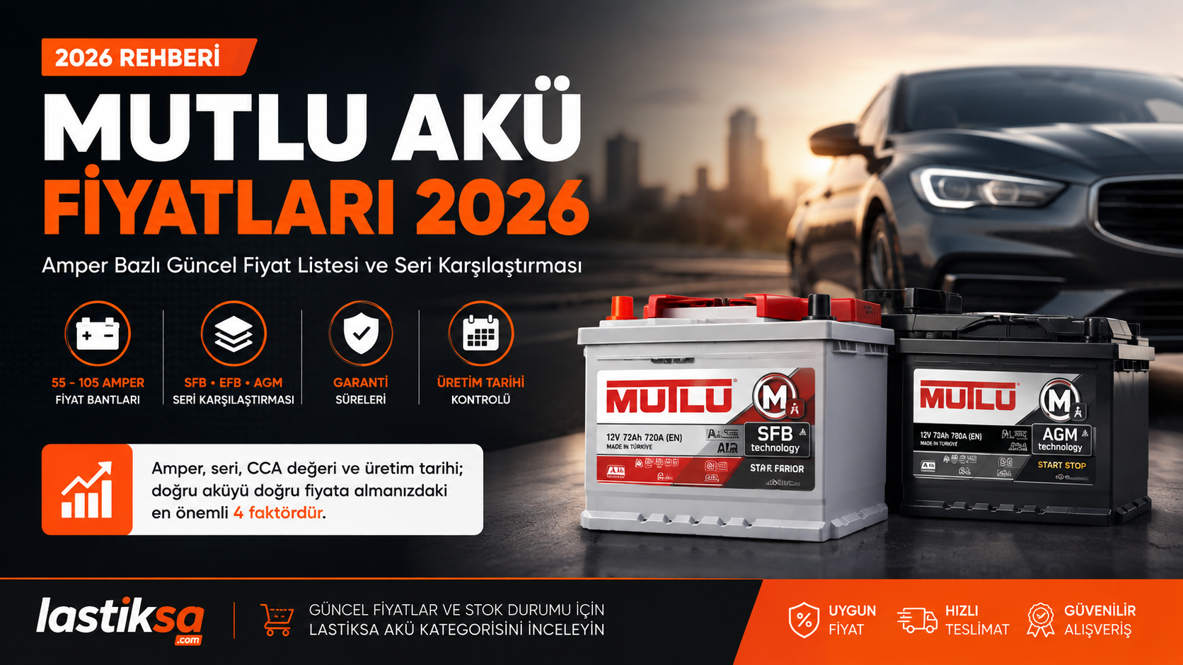 Mutlu Akü Fiyatları 2026 Rehberi
