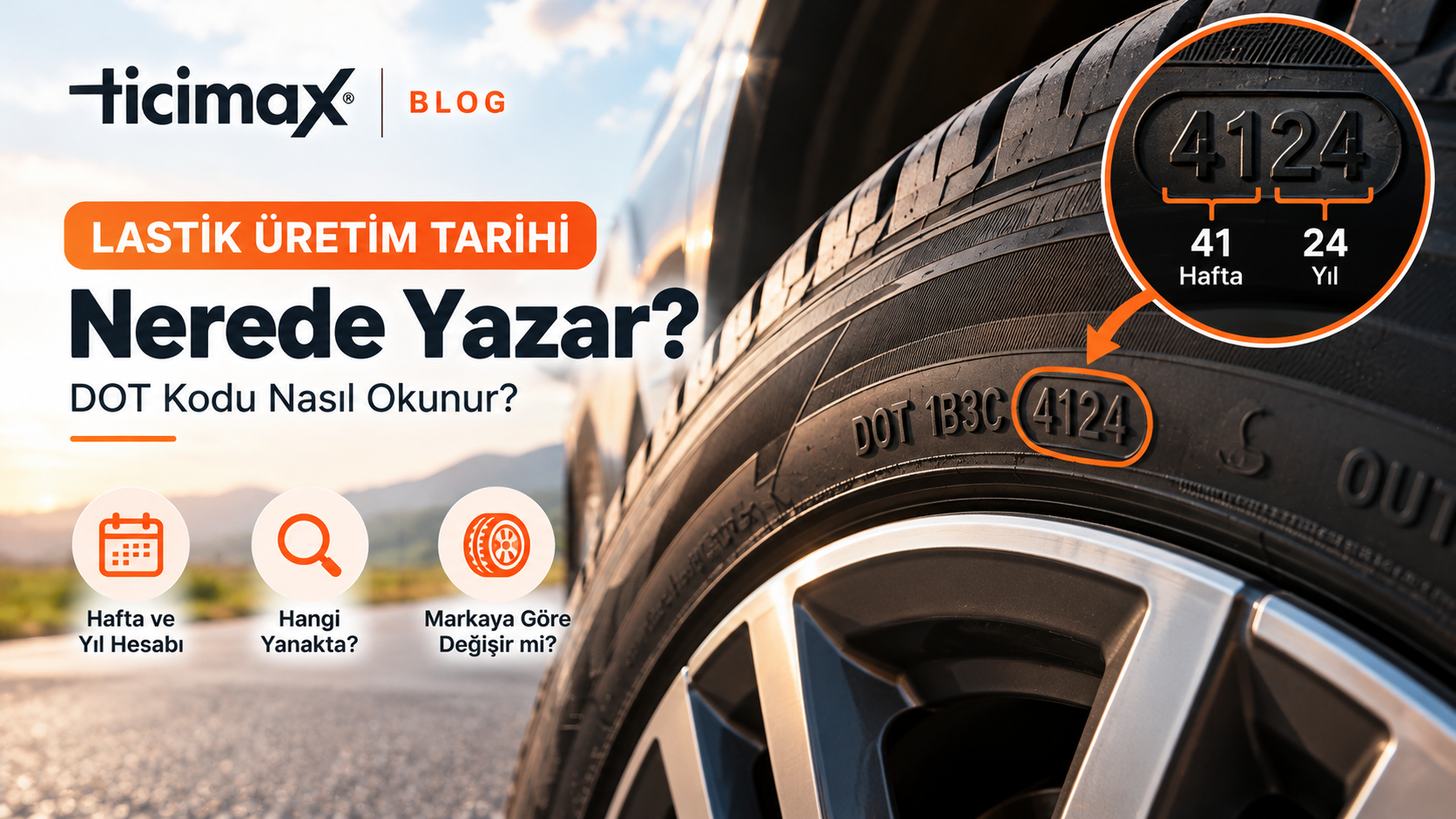 Lastik Üretim Tarihi Nerede Yazar? DOT Kodu Okuma Rehberi