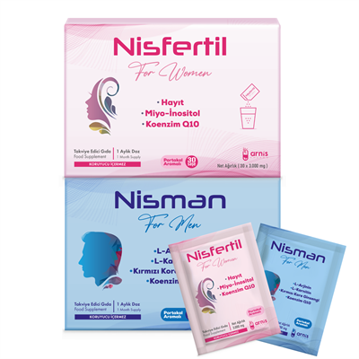 Arnis Pharma Nisfertil & Nisman – Doğurganlık Destek Paketi (Kadın + Erkek)