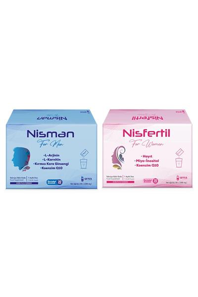 Arnis Pharma Nisfertil & Nisman – Doğurganlık Destek Paketi (Kadın + Erkek)