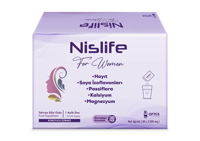 NİSLİFE Hayıt Tohumu, Soya İzoflavonları ve Passiflora İçeren Takviye Edici Gıda