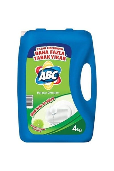 ABC BULAŞIK DETERJANI MİSKET LİMON 4 LT