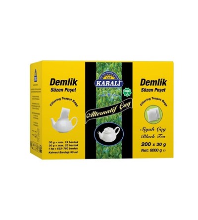KARALİ ALTERNATİF DEMLİK POŞET 200*30 GR