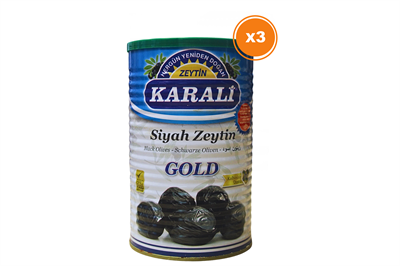 KARALİ SALAMURA ZEYTİN 800 GR 3 ADET
