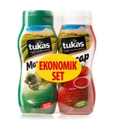 TUKAŞ KETÇAP 650 GR + MAYONEZ 550 GR