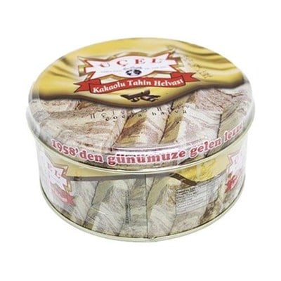 ÜÇEL KAKAOLU TAHİNLİ HELVA  830 GR TNK