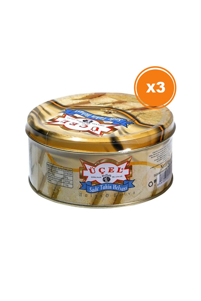 ÜÇEL SADE HELVA 830 GR TNK 3 ADET