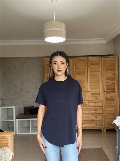 Oysh Modal Lacivert T-shirt