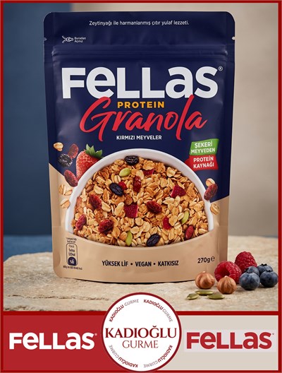 Fellas Protein Granola - Kırmızı Meyveler 270g