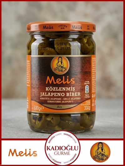 Melis Közlenmiş Dilmli Jalapeno Biber Turşusu 340G