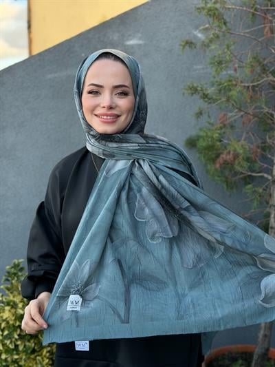 Bella Soft Kraş Şal - Mint Yeşili