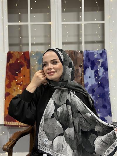 Live Kraş Şal - Siyah