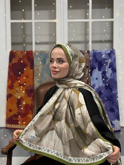 Live Kraş Şal - Yağ Yeşili