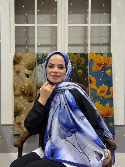 Loren Kraş Şal - İndigo