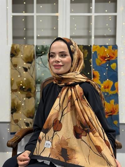 Loren Kraş Şal - Mocha