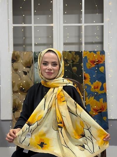 Loren Kraş Şal - Sarı