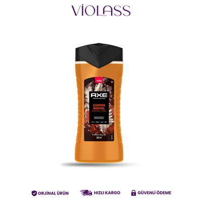 Axe Premium Collection Duş Jeli Copper Santal 3in1 Vücut Saç Yüz 300 ml