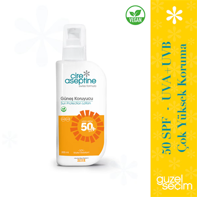 Cire Aseptine Güneş Koruyucu Krem SPF 50+ 200 ml