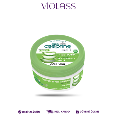 Cire Aseptine Soft Aloe Vera Nem Dengeleyici, Besleyici Prebiyotikli Krem 100 ml